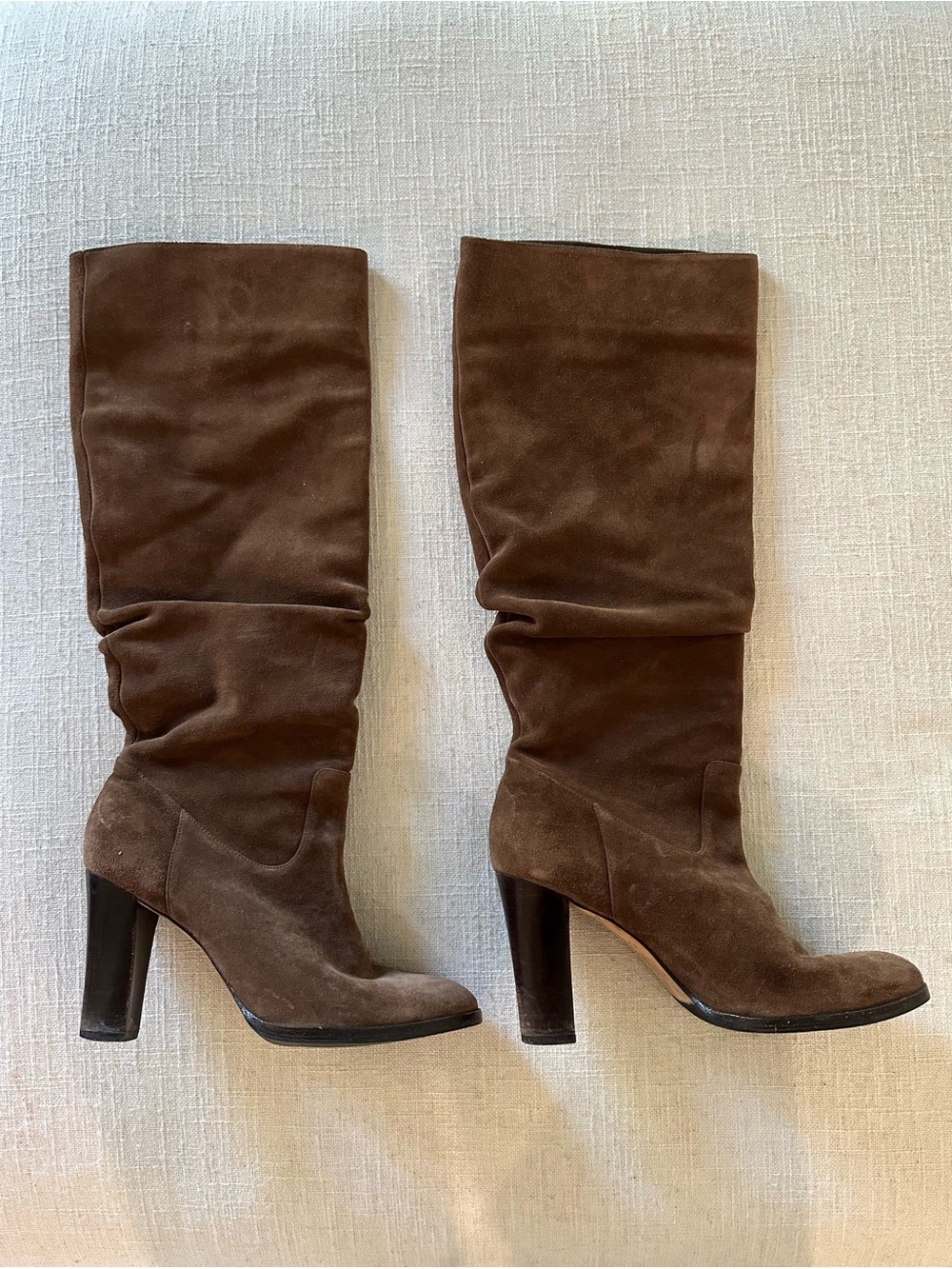 Banana Republic Brown Suede Over-the-Knee Heeled Boots